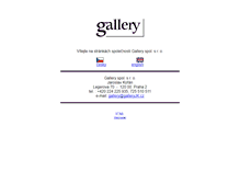 Tablet Screenshot of galleryjk.cz